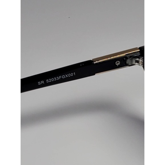 FGX by Foster Grant Full Round Frame Black & Gold Sunglasses 52033FGX001 - Picture 8 of 12